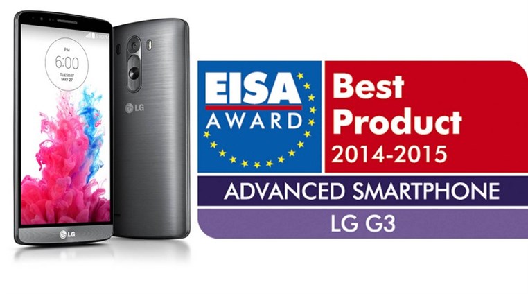 LG S Flagship G3 Smartphone Has Been Recognized By the European Imaging and Sound Association (EISA) 2014-2015 Awards